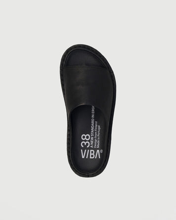 VIBAe Saint Tropez Leather Preto Black Shoes Leather Men