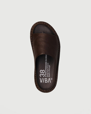 VIBAe Saint Tropez Leather Cocoa Brown Shoes Leather Men