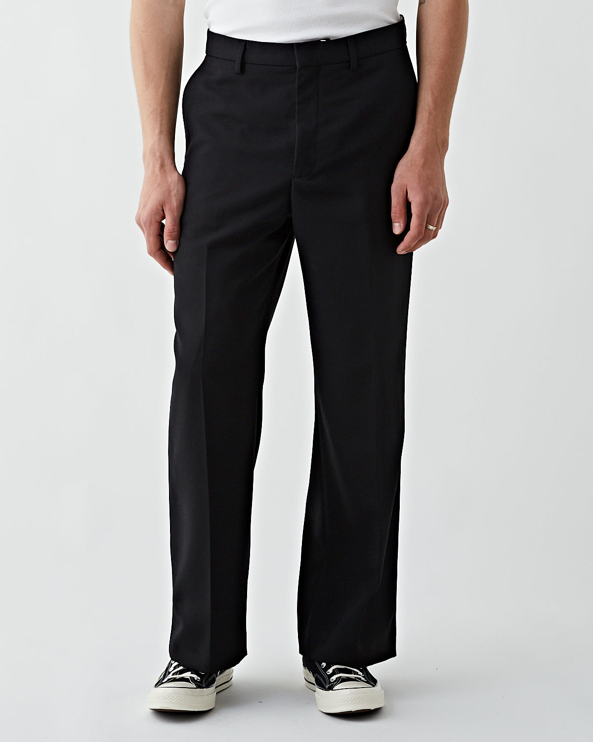 SECOND/LAYER Zooty Trouser Black Pants Men