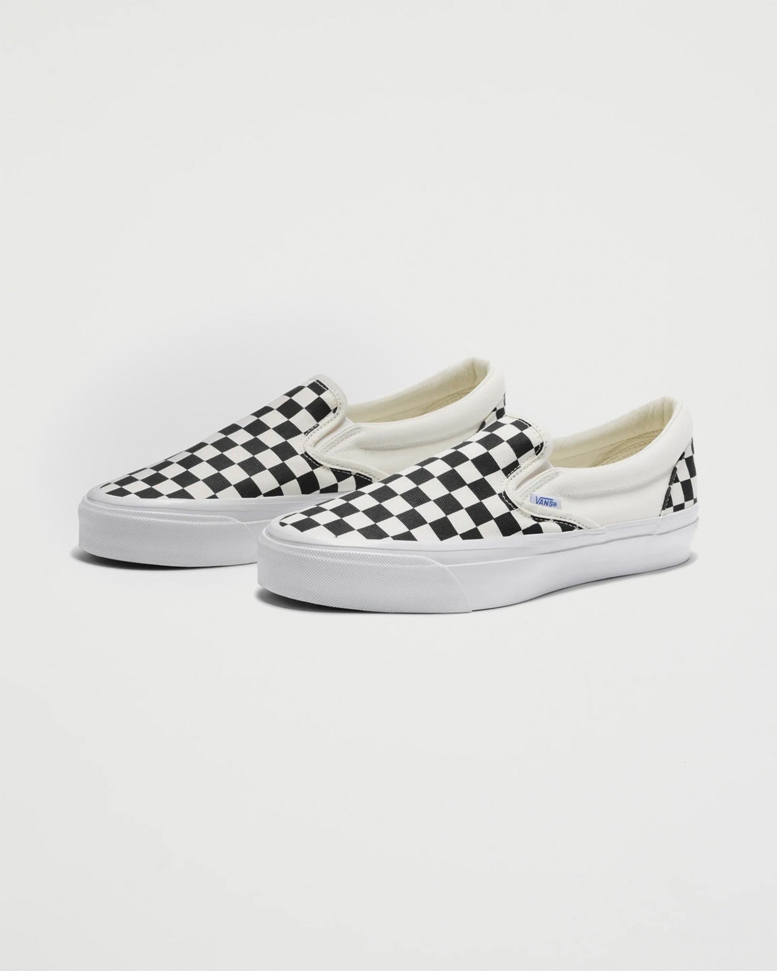 Vans Premium Slip-On Reissue 98 LX Checkerboard Black/Off White Shoes Sneakers Unisex