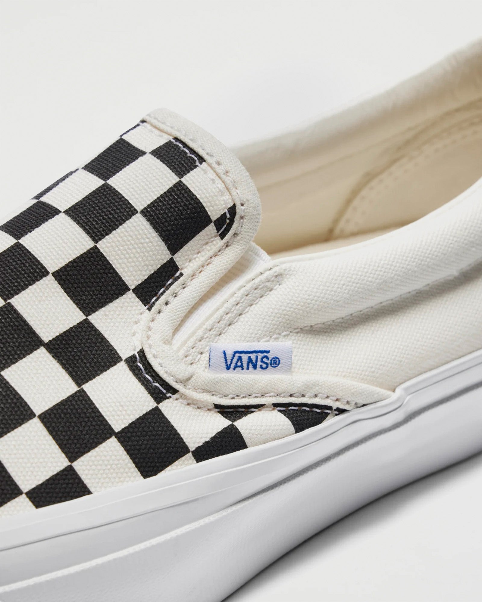 Vans Premium Slip-On Reissue 98 LX Checkerboard Black/Off White Shoes Sneakers Unisex