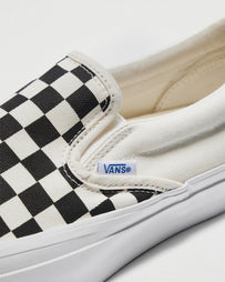 Vans Premium Slip-On Reissue 98 LX Checkerboard Black/Off White Shoes Sneakers Unisex