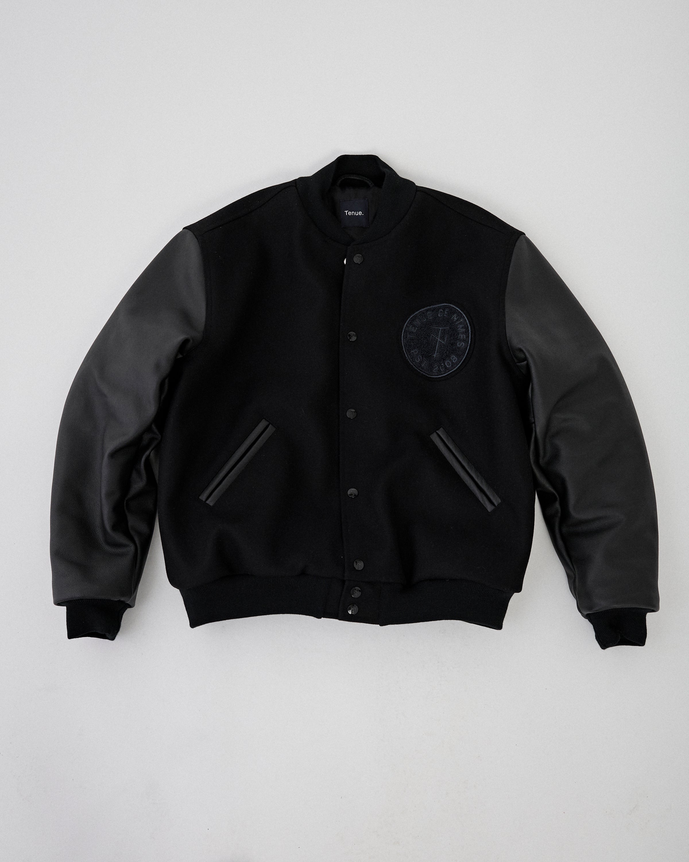 Tenue. Tenue. X TDN Varsity ‘Black On Black’ Limited Edition of 25 JKT Short Unisex