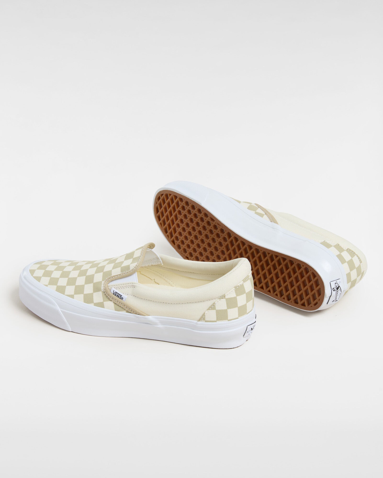 Vans Premium Slip-On LX Checkerboard Eucalyptus Shoes Sneakers Unisex