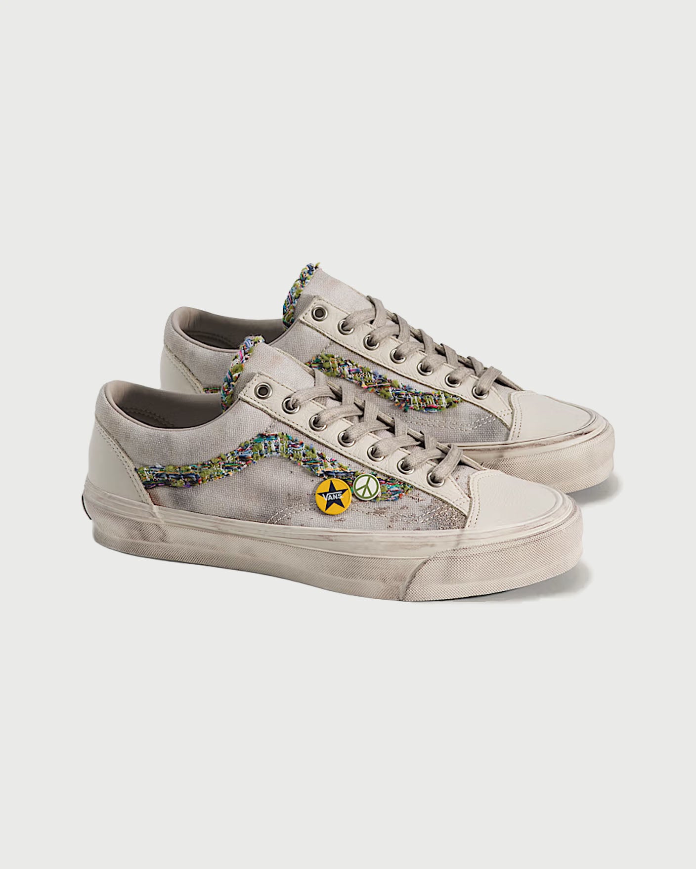 Vans Premium Old Skool 36 LX Souvenir Oatmeal Beige Shoes Sneakers Men