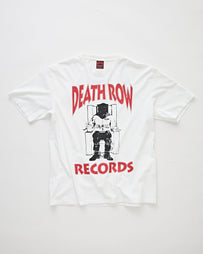 Wacko Maria Death Row Records / Washed Heavy Weight Crew Neck T-Shirt White T-shirt S/S Men