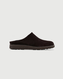 Blundstone Aerocork Suede Clog Deepest Brown Shoes Leather Unisex