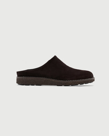 Blundstone Aerocork Suede Clog Deepest Brown Shoes Leather Unisex