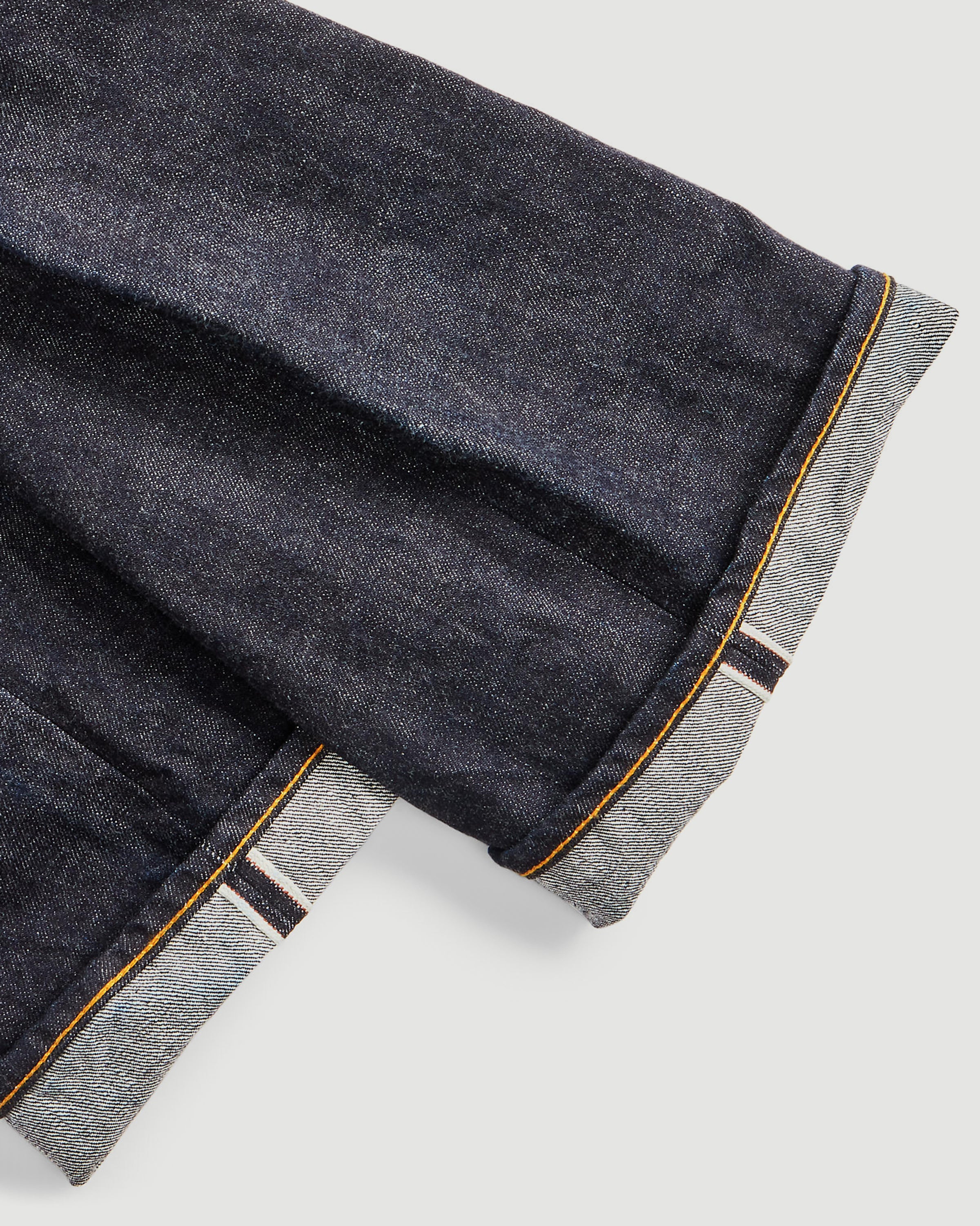 RRL Vintage 5 Pocket Full Length Straight East/West Rinse Denim Men
