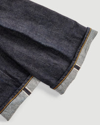 RRL Vintage 5 Pocket Full Length Straight East/West Rinse Denim Men