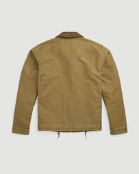 RRL Bower Deck Lined Bomber Khaki JKT Short Men