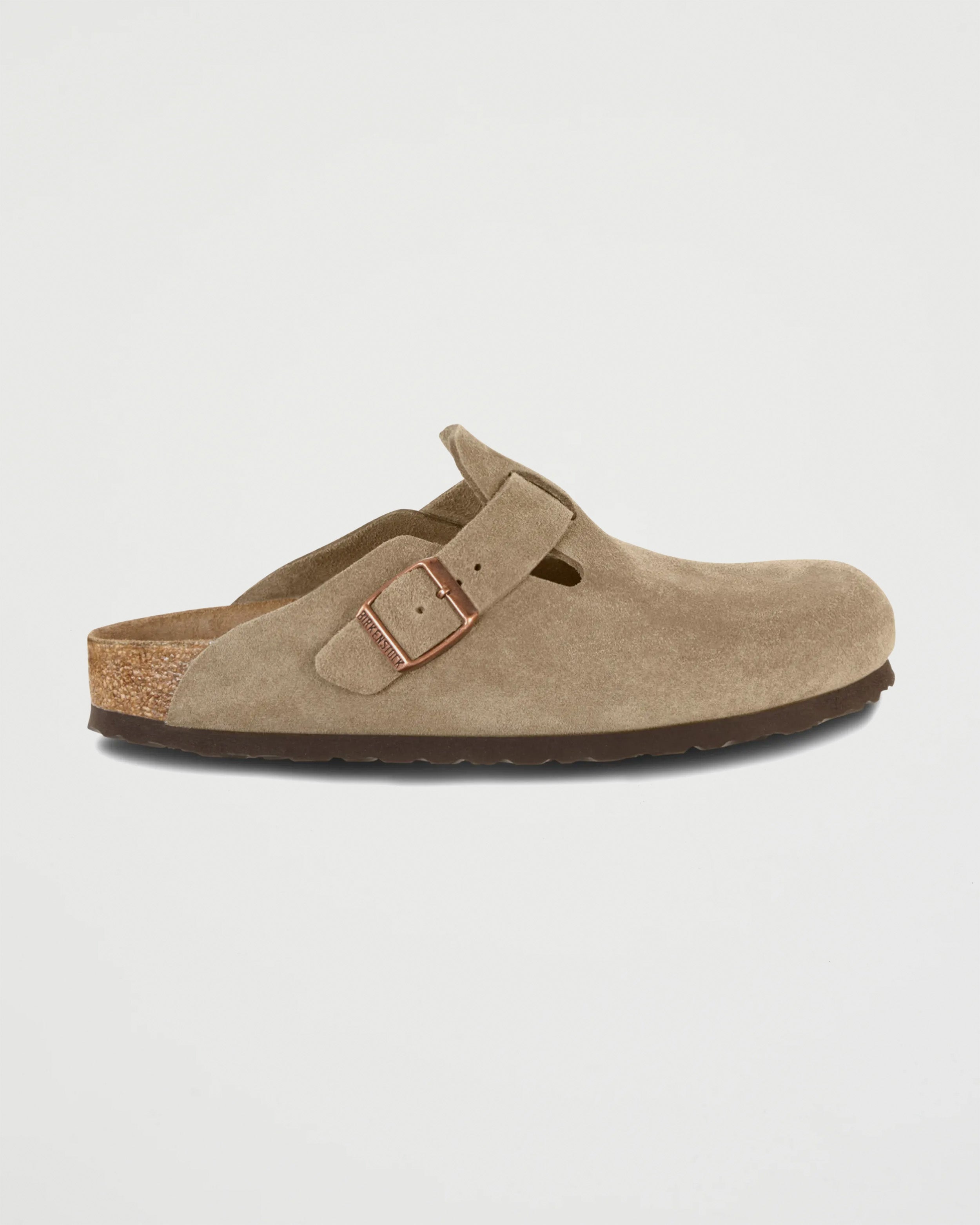 Birkenstock Boston SFB Taupe Shoes Leather Unisex