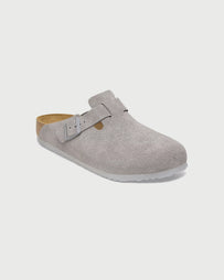 Birkenstock Boston Stone Coin Suede Shoes Leather Unisex