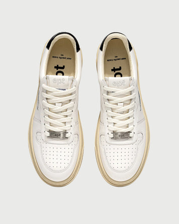 East Pacific Trade Court Off White / Navy Shoes Sneakers Unisex