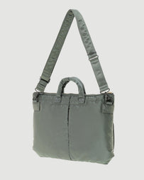 Porter Yoshida Tanker Short Helmet Bag (S) Sage Green Bags Unisex