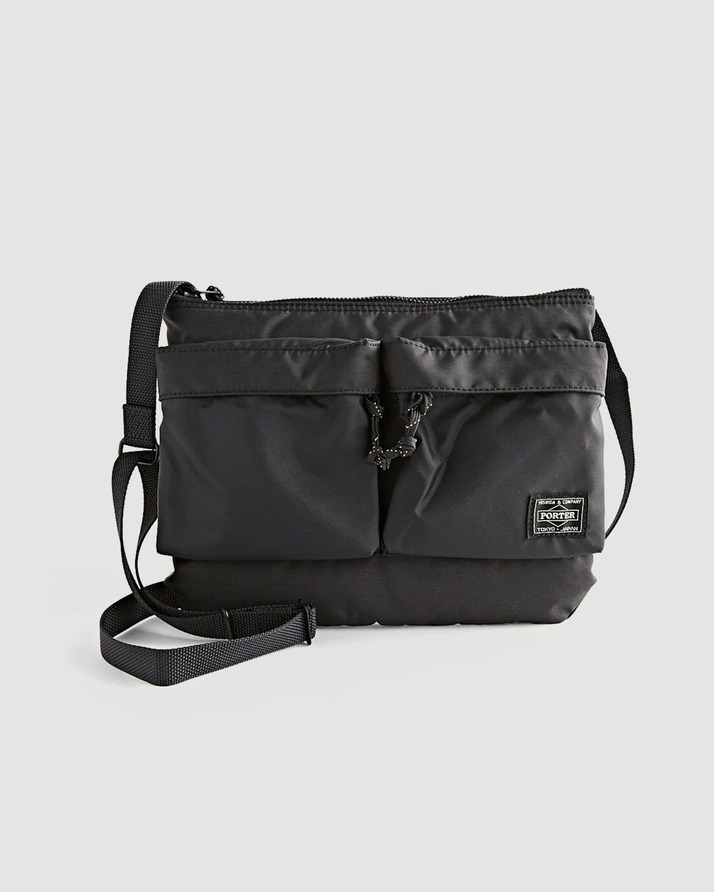 Porter Yoshida Force Shoulder Bag Black Bags Unisex