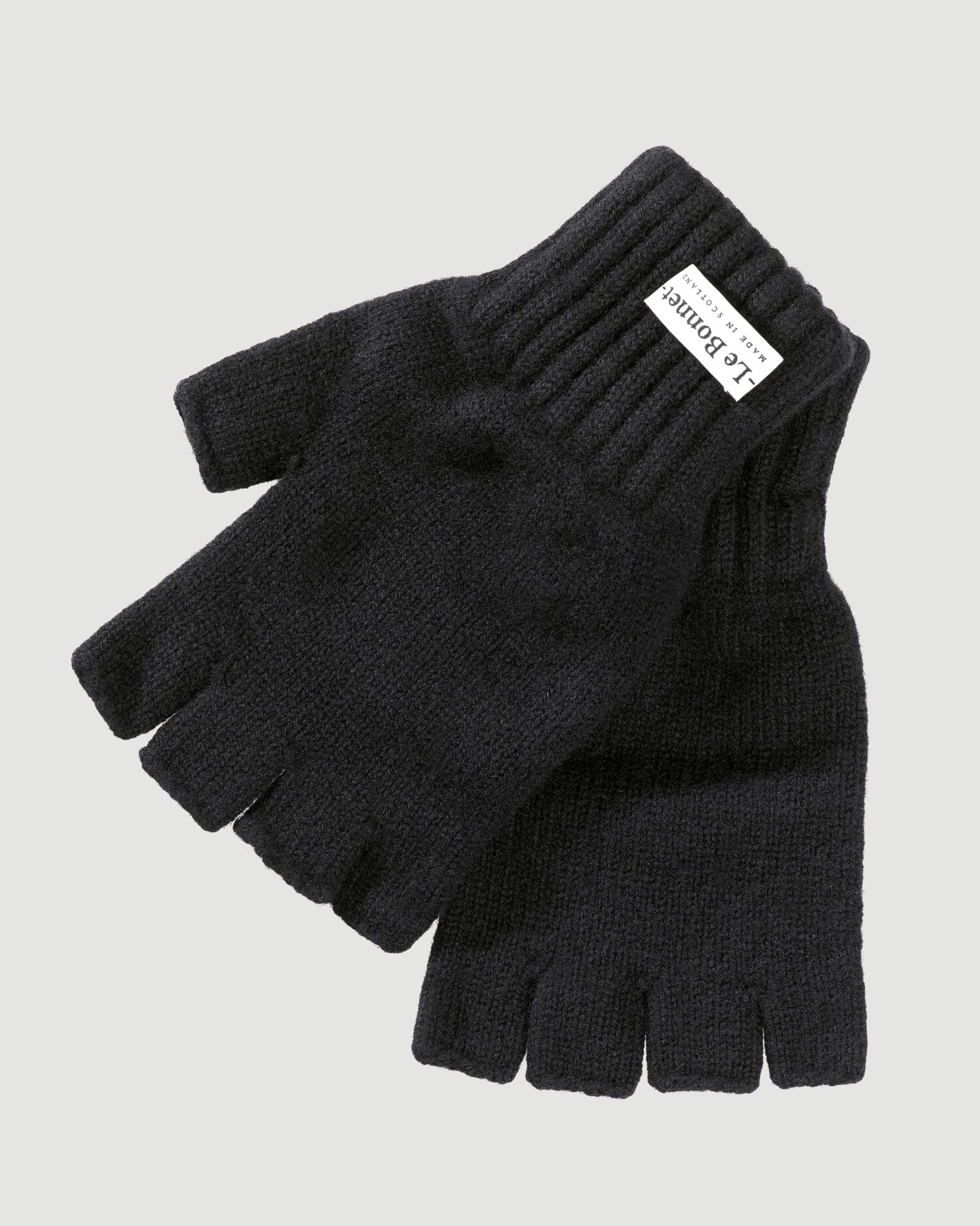 Le Bonnet Gloves Fingerless Onyx Gloves Men