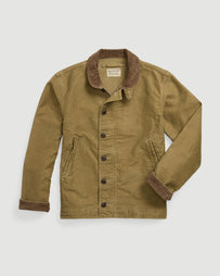RRL Bower Deck Lined Bomber Khaki JKT Short Men
