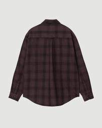 Carhartt L/S Edmands Shirt Edmands Check Natural / Palisander Shirt L/S Men