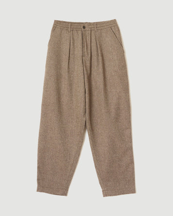 Universal Works Pleated Track Pant Brown Pants Men