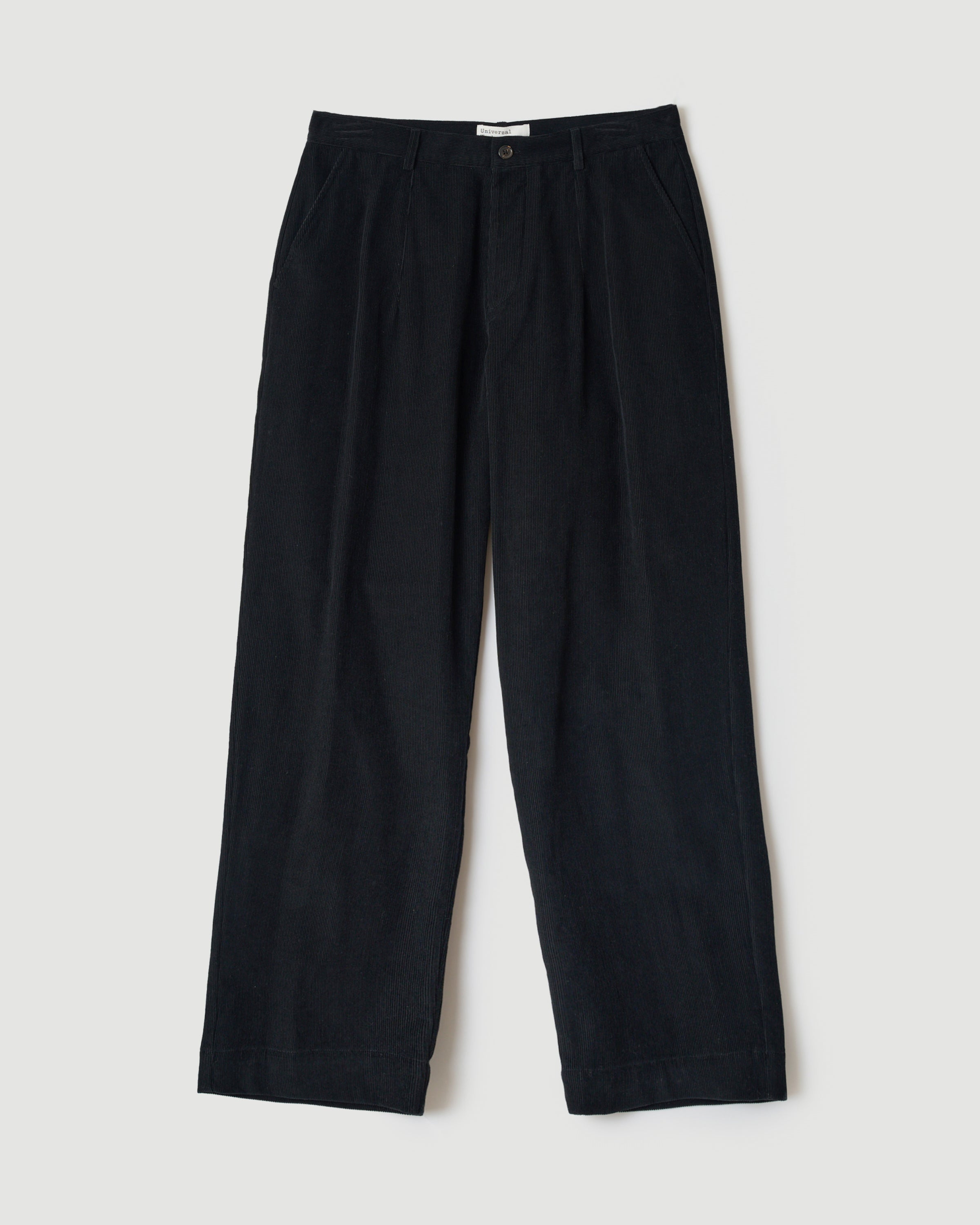 Universal Works Grad Chino Black Pants Men