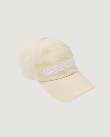 Stockholm Surfboard Club Pac Life Cap Beige Headwear Unisex