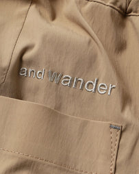 and wander UV cut stretch short pants (M) Beige Shorts Men
