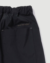 and wander UV cut stretch short pants (M) Black Shorts Men