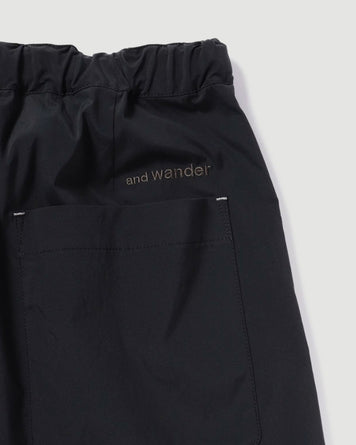 and wander UV cut stretch short pants (M) Black Shorts Men