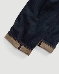 RRL Straight Fit Once Washed Denim Men