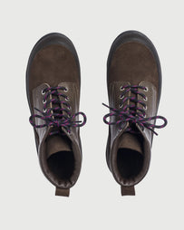 Diemme Spezzamonte Brown Bison Suede Shoes Leather Men
