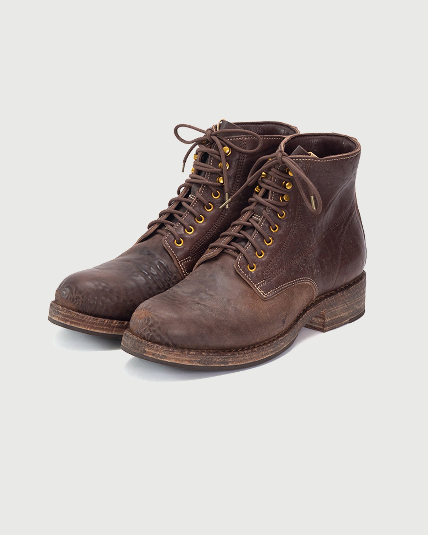 Visvim Virgil Boots Folk Dark Brown Shoes Sneakers Unisex