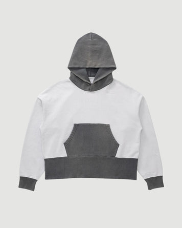 Visvim Fellow Hoodie P.O. 2 Tone Crash Black Sweater Men