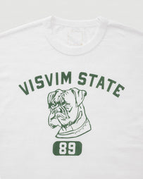 Visvim Jumbo Tee 89 Damaged White T-shirt S/S Men