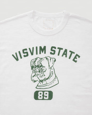 Visvim Jumbo Tee 89 Damaged White T-shirt S/S Men