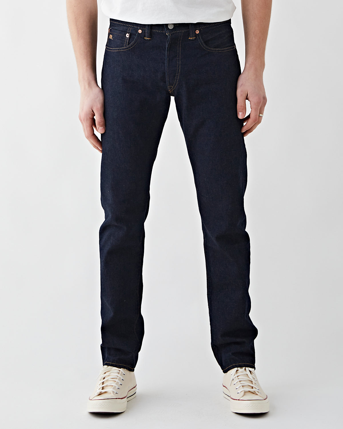 RRL Slim Fit Once Washed Denim Men
